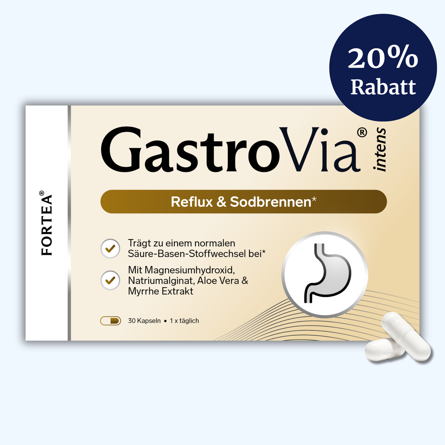 GastroVia intens – Reflux & Sodbrennen