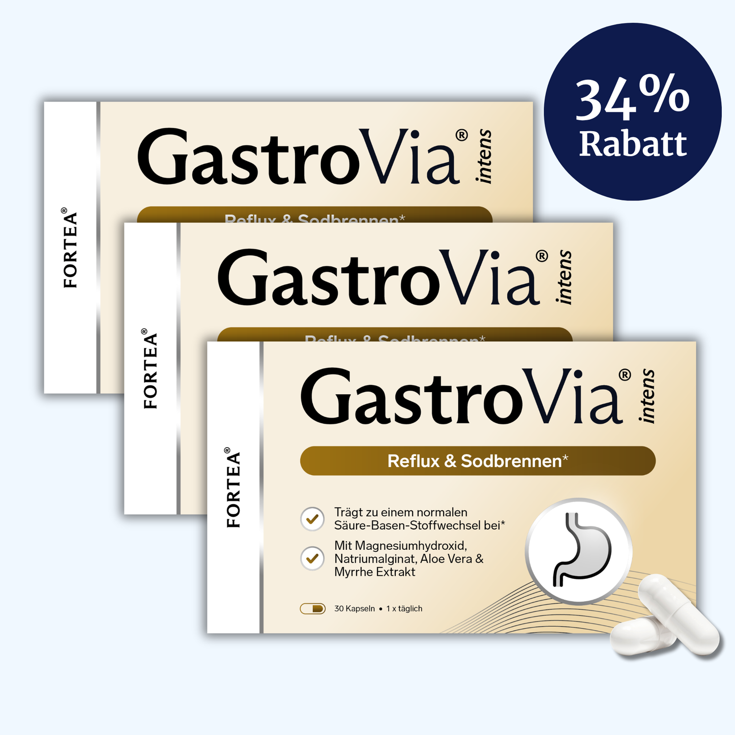 GastroVia intens – Reflux & Sodbrennen