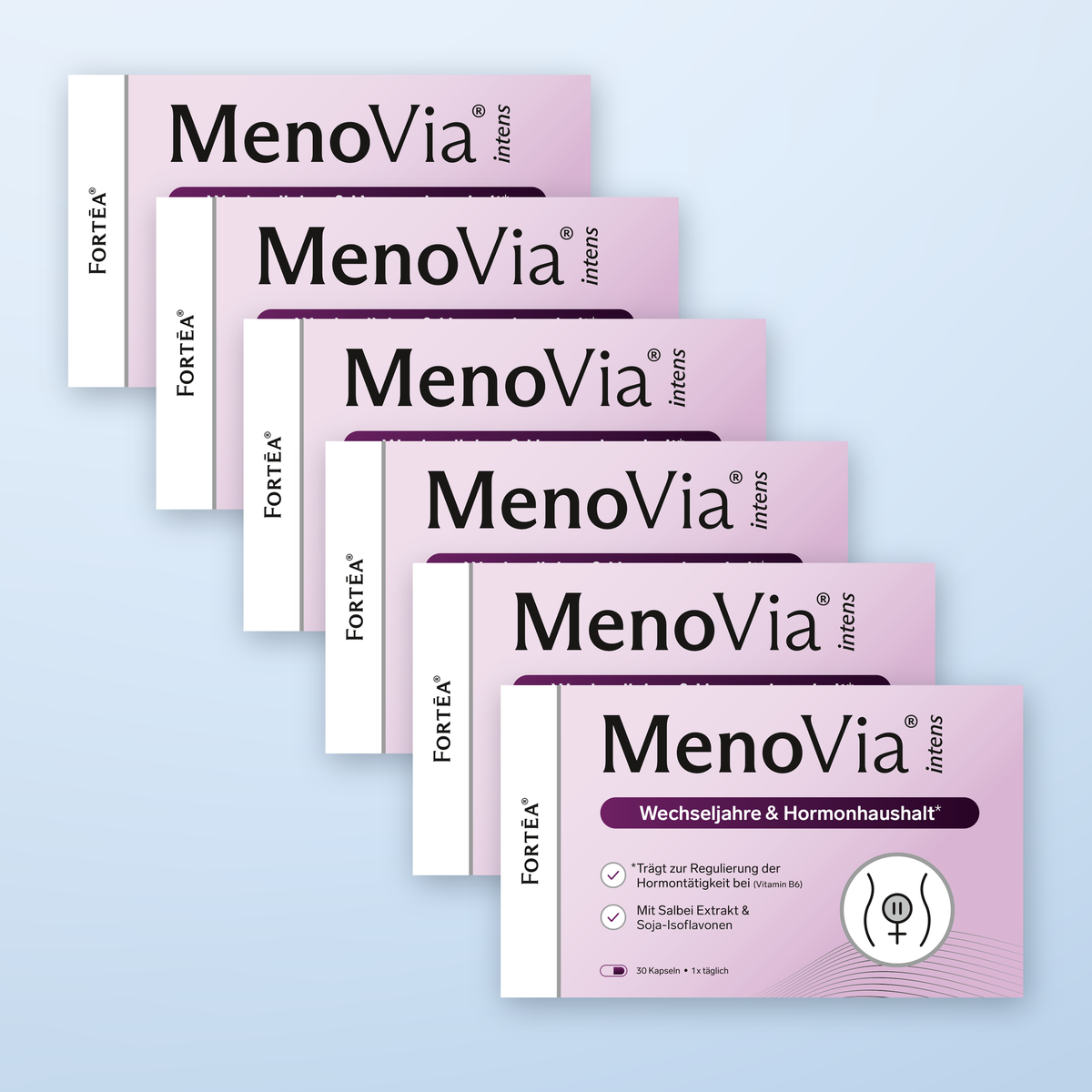 MenoVia® intens – Wechseljahre & Hormonhaushalt