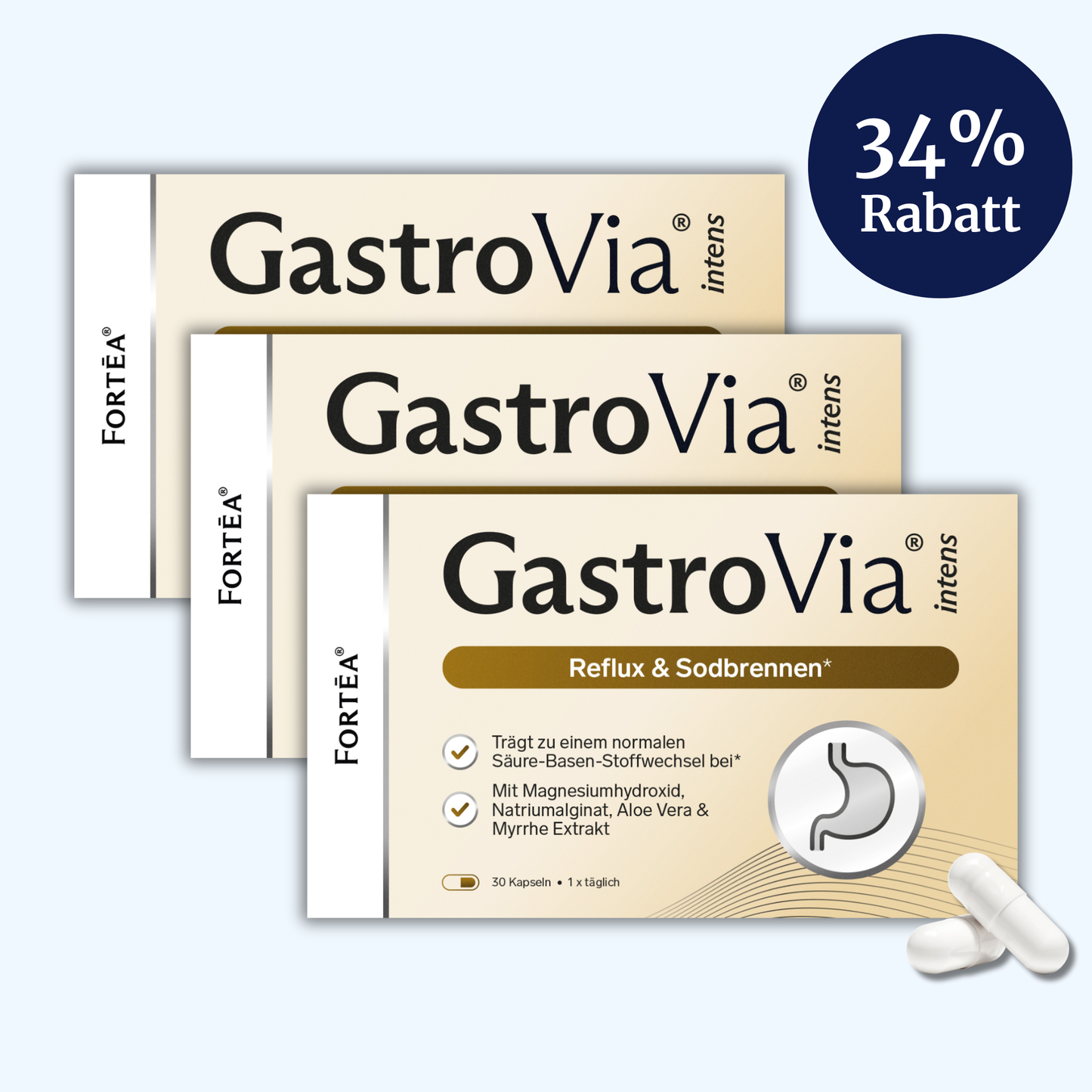 GastroVia intens – Reflux & Sodbrennen