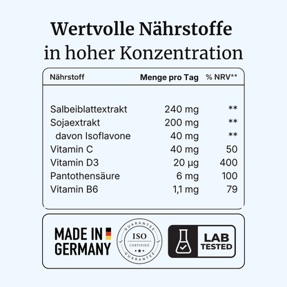 MenoVia® intens – Wechseljahre & Hormonhaushalt