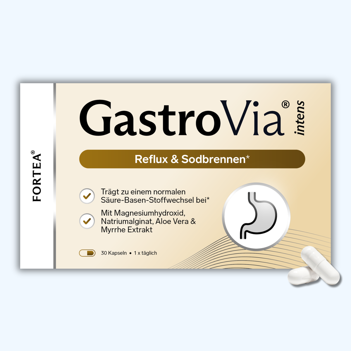GastroVia intens – Reflux & Sodbrennen – FORTĒA®