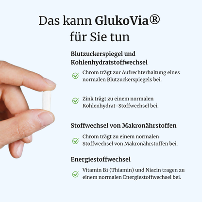 GlukoVia® intens – Blutzucker & Stoffwechsel