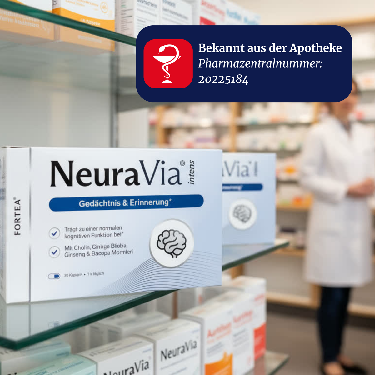 NeuraVia intens – Gedächtnis & Erinnerung – Fortea