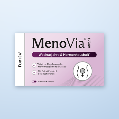 MenoVia® intens – Wechseljahre & Hormonhaushalt