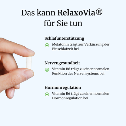 RelaxoVia® intens - Beruhigung & Schlaf