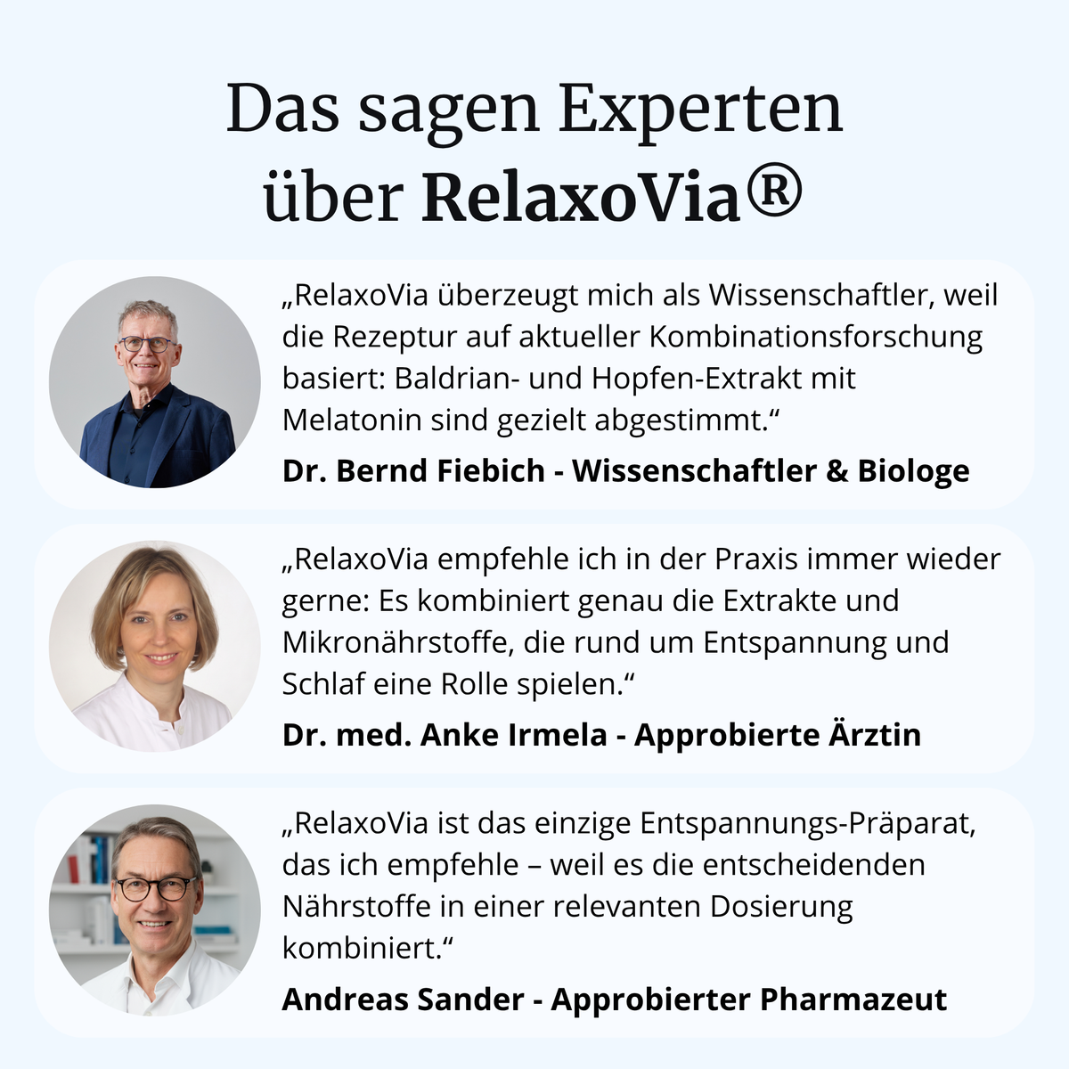 RelaxoVia® intens – Beruhigung & Schlaf
