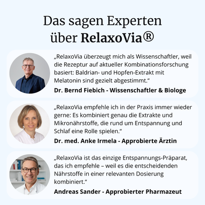 RelaxoVia® intens – Beruhigung & Schlaf
