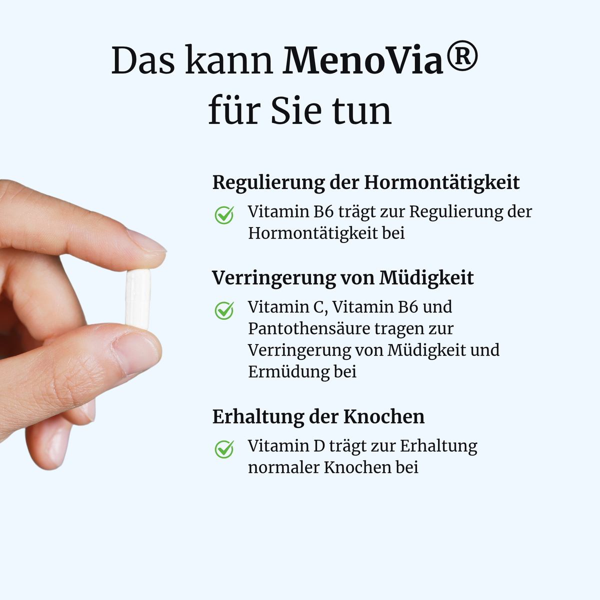 MenoVia® intens – Wechseljahre & Hormonhaushalt